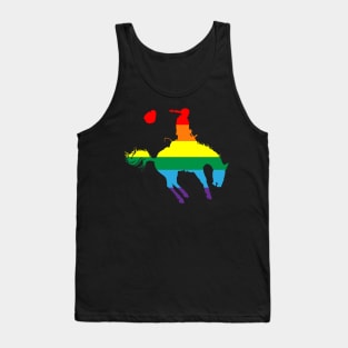 Bronco Rider 2: Pride Flag Tank Top